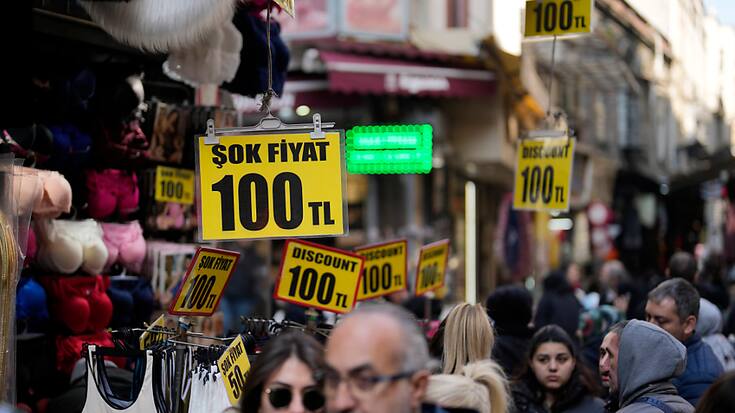 La hausse des prix à la consommation a atteint 68,5% en mars sur un an en Turquie. Mais ce chiffre est contesté par un groupe d'économistes indépendants, qui évalue la hausse des prix à 124,6% sur douze mois. (archives)
