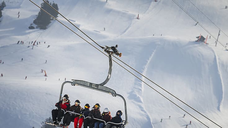 Fin mars, les stations de ski ont enregistré une hausse de la fréquentation de 5% par rapport à 2022 (archives).