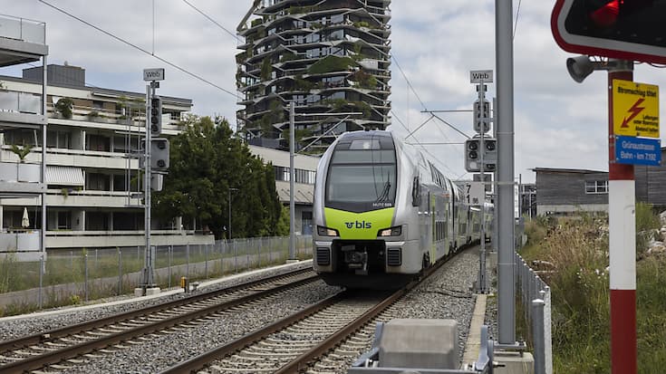 Nouveau record de passagers : un train de la BLS à Wabern BE (archives).