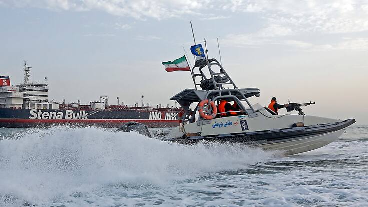 Le porte-conteneurs battant pavillon portugais "a été saisi par les forces spéciales maritimes" au cours "d'une opération menée avec un hélicoptère près du détroit d'Ormuz (archives).