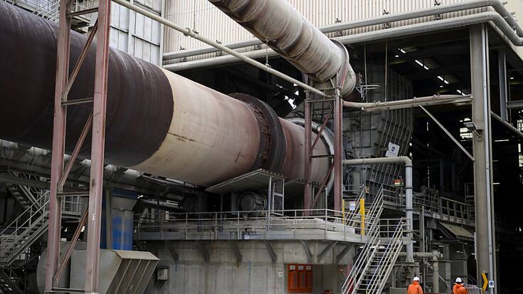 Le four de la cimenterie d'Holcim à Eclépens ne sera bientôt plus alimenté par des combustibles fossiles.