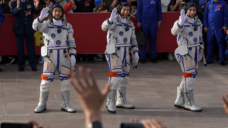 Les trois astronautes de la mission Shenzhou-18 devraient rester dans la station Tiangong pendant six mois.