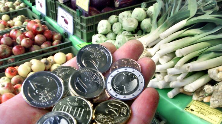 Côté denrées alimentaires, les prix sont repartis à la hausse en Allemagne. (archive)