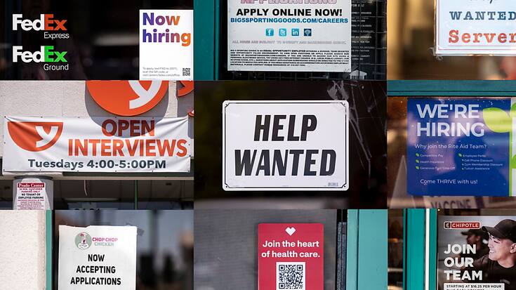 Si un marché du travail solide est une bonne nouvelle pour les employés, les tensions liées à un manque de main d'oeuvre depuis près de trois ans avaient contribué à alimenter l'inflation aux Etats-Unis. (archives)