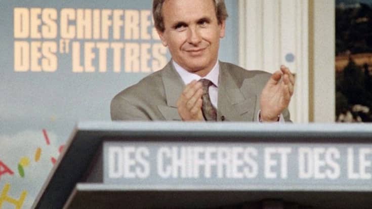 Après 50 ans, le plus ancien jeu télévisé de France, "Des chiffres et des lettres", va disparaître des grilles à la rentrée. Photo : L'animateur de l'émission Patrice Laffont dans les années 80.