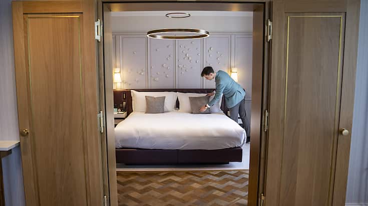 L'hôtellerie suisse est bien partie pour battre le record de 2023. (archive)