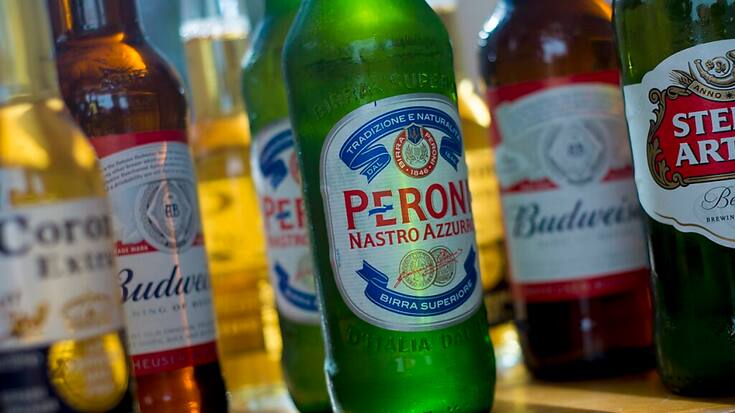 Sur le seul segment des bières, AB Inbev a subi une  baisse des volumes de 1,3%, mais elle a été partiellement compensée par une hausse de 3,5% des autres boissons (archives).