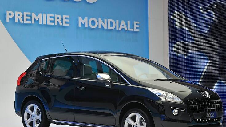 En 2009, la Peugeot 3008 était présentée au Salon de l'auto de Genève (archives).