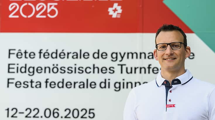 Cédric Bovey est le président de la 77e Fête fédérale de gymnastique Lausanne 2025, qui se tiendra du 12 au 22 juin de l'année prochaine (archives).