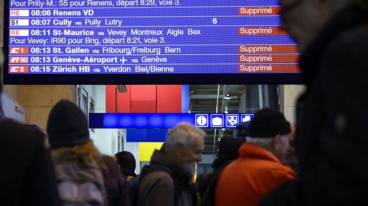La Communauté d'intérêts pour les transports publics demande des corrections à l'offre révisée pour le trafic ferroviaire à longue distance pour 2035 (photo symbolique).