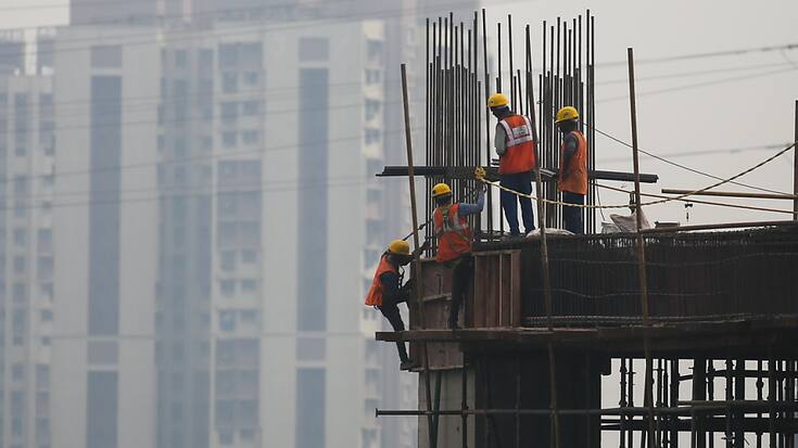 Fosroc est en particulier présent en Inde, où le secteur de la construction est en plein boom (archives).