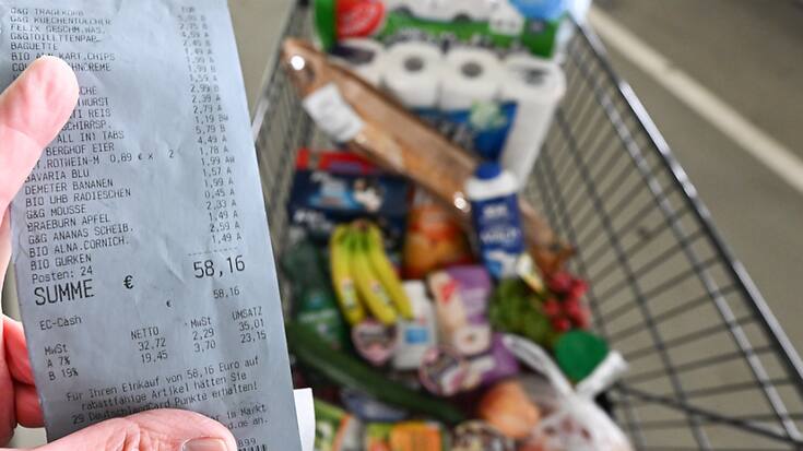 En Allemagne, les prix des produits alimentaires  freinent l'inflation depuis début 2024. (archive)