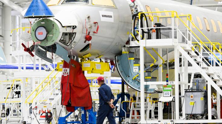 Bombardier a livré 39 appareils au cours du trimestre, soit dix de plus que l'année précédente. (archive)