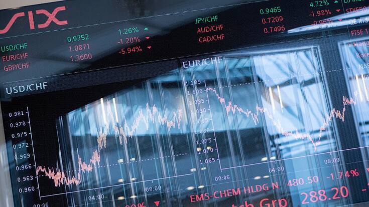 Le SMI a chuté de 3,59%. Il faut remonter à janvier 2022 pour voir l'indice vedette de SIX reculer dans une mesure similaire (-3,85% le 24 janvier 2022). (archive)