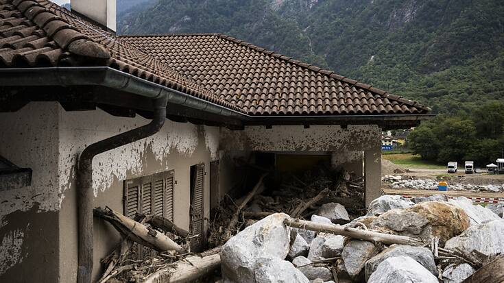 Les intempéries du mois de juin - comme ici dans les Grisons - ont pesé sur les comptes de l'assureur Helvetia (archives).