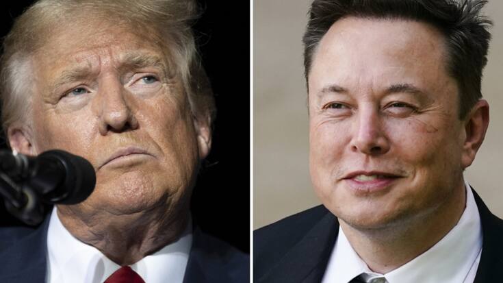 Donald Trump (à g.) et Elon Musk sont sur la même longueur d'ondes.