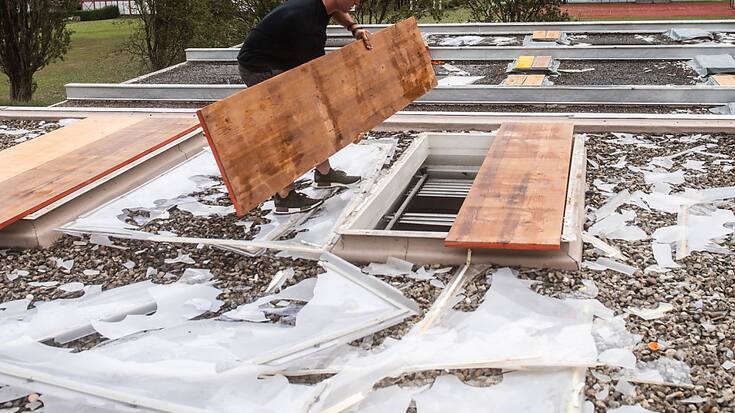 Les périls dits secondaires, comme la grêle, ont été de plus en plus présents (archives).