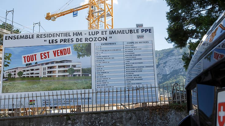 Le rêve d'une accession à la propriété s'avère toujours plus inabordable dans les cités de Calvin comme de Zwingli. (archive)