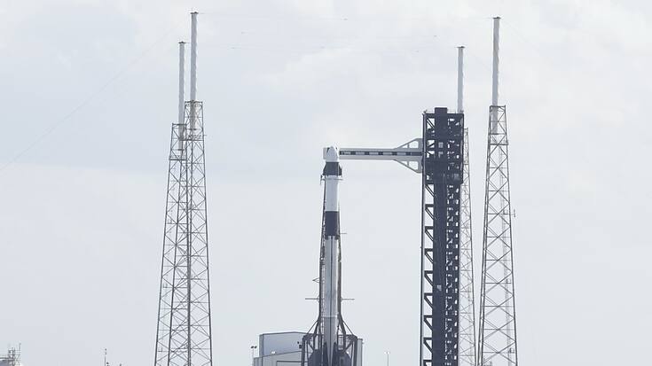 La fusée Falcon 9 de SpaceX est prête au décollage, prévu à 13h17 en Floride.