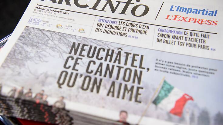 Eric Lecluyse occupait la fonction de rédacteur en chef du quotidien neuchâtelois depuis 2017 (archives).