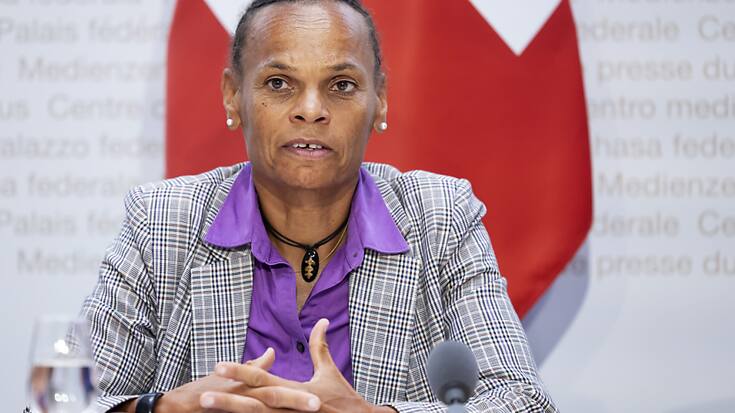 Depuis le début de la guerre, la DDC, ici sa directrice Patrizia Danzi, a acheminé près de 1200 tonnes de matériel de secours à destination de l&#8217;Ukraine (archives).