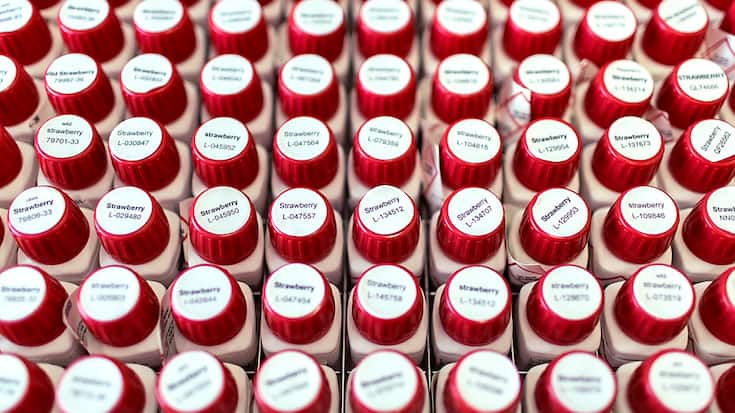 Givaudan a profité d'une augmentation significative des volumes de vente sur tous ses marchés et zones géographiques, mais les effets de change négatifs ont freiné le développement du chiffre d'affaires à hauteur de 324 millions de francs, est-il expliqué. (KEYSTONE/Gaetan Bally)