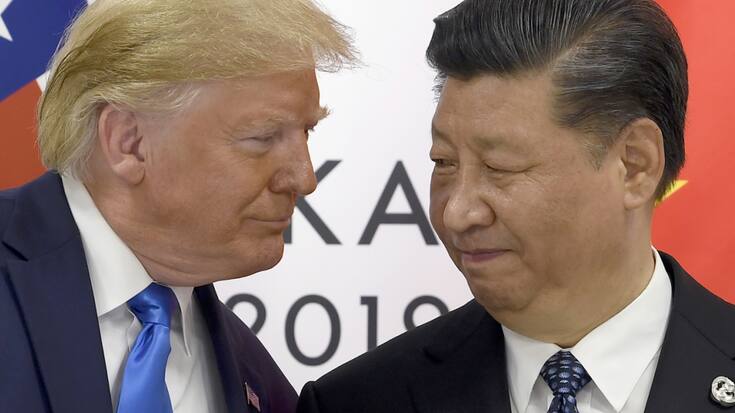 La promesse du président américain Donald Trump d'imposer des droits de douane de 60% sur les produits chinois importés risquerait d'aggraver la situation de l'économie chinoise (archives).