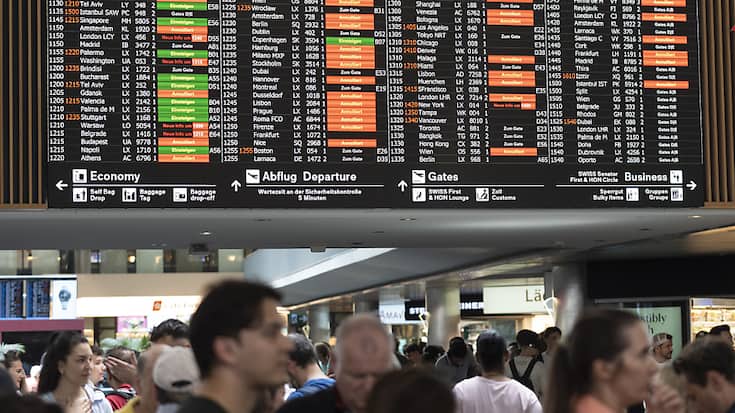En octobre, plus de 2,97 millions de passagers ont transité par l'aéroport de Zurich. (archive)