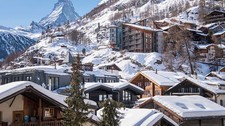Les faibles taux de vacance dans les régions touristiques indiquent "une crise du logement alpin". Ici, Zermatt. (archive)