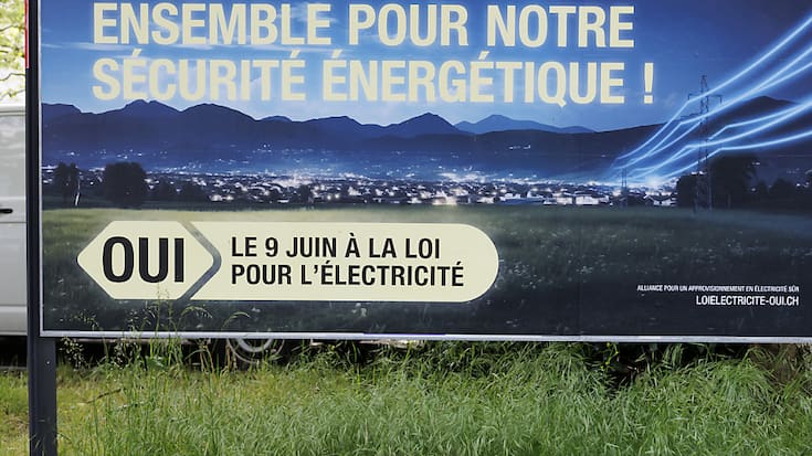 Le peuple suisse a accepté en juin dernier la loi sur l'électricité (archives).