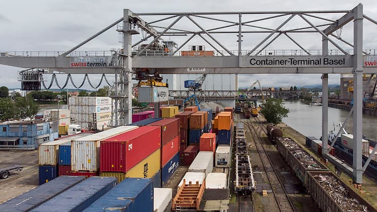 Les transports de marchandises ont nettement diminué en Suisse en 2023, sur la route comme sur le rail. (Photo d'archives)