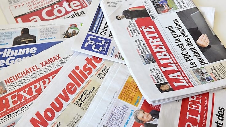 Le Parlement soutient une aide financière pour la presse locale (archives).