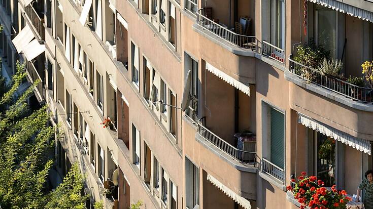 Concernant les loyers proposés au niveau national, ils sont en hausse de 0,5% sur un mois, mais en baisse de 1,0% sur un an. La progression a été particulièrement marquée au Tessin (archives).