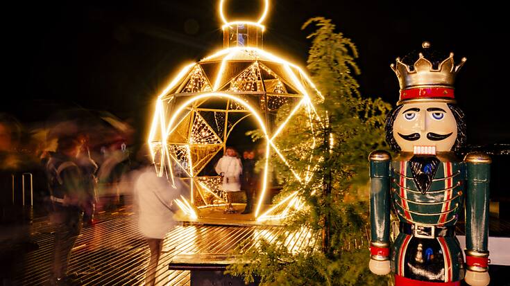 Riviera Noël a attiré plus d'un demi-million de visiteurs pendant un mois à Montreux, Vevey et Villeneuve (archives).