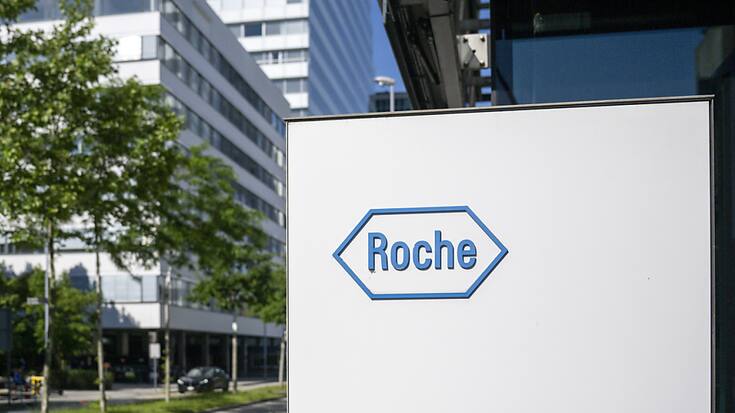 Désormais première société suisse en termes de capitalisation boursière,  le géant pharmaceutique bâlois Roche  pointe  au 46e rang mondial (archives).