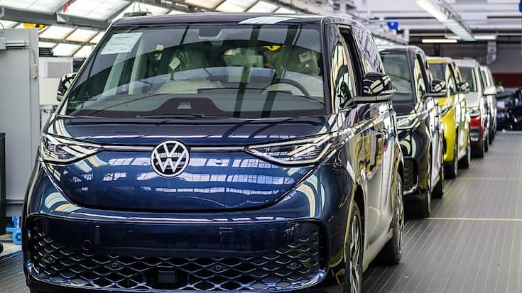 La vente des voitures électriques Volkswagen dans le monde a également chuté de 394'000 à 383'100 unités, une chute de 2,8% après plusieurs années de croissance. (archive)