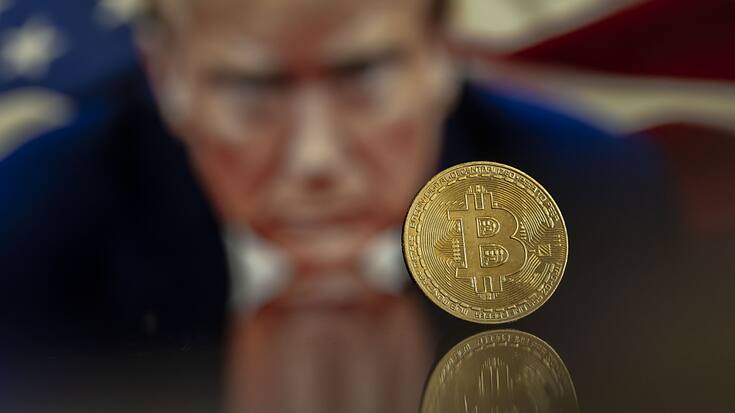 Lundi mation le bitcoin prenait encore 3,28% à 108'572,96 dollars, après avoir chuté de 0,9% à 102'626 dollars une heure plus tôt et inscrit dans la foulée une nouvelle marque de référence à 109'114,88 dollars (archives).