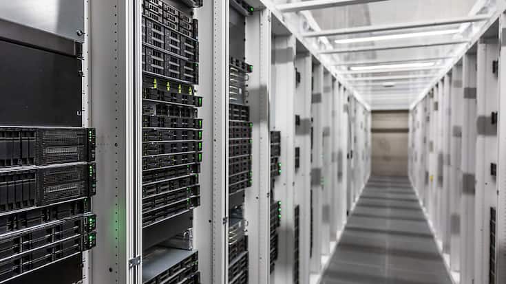 Le nouveau centre de données d'Infomaniak comptera, d'ici à 2028, environ 10'000 serveurs informatiques.