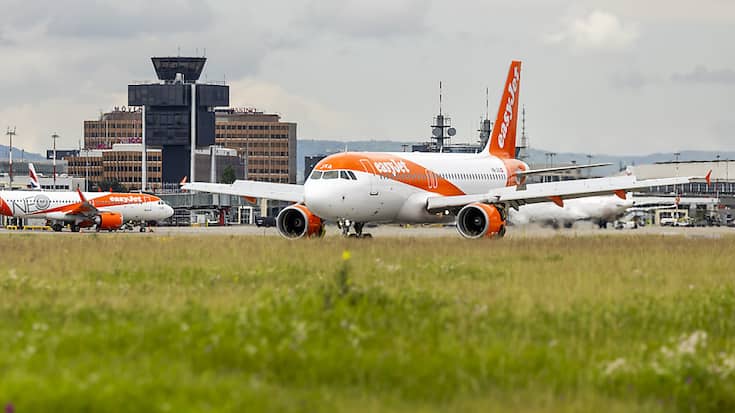 Easyjet revendique une part de marché de 26% en Suisse et pas moins de 47% à Genève. En nombre de passagers, il s'agit de 14,4 millions de voyageurs au total, dont 8,6 millions pour Cointrin (archives).