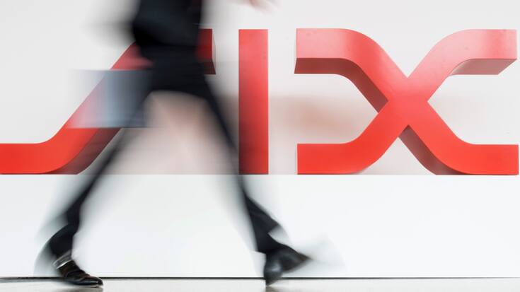 Les volumes de titres échangés ont totalisé le mois dernier 95,9 milliards de francs à la Bourse suisse (archives).