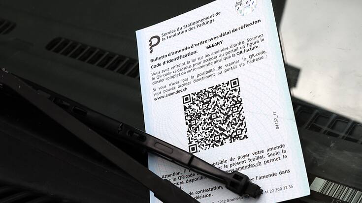 De nombreuses amendes de stationnement et autres amendes de circulation envoyées à l'étranger ne sont pas payées (image prétexte).