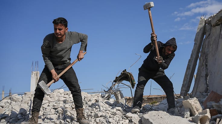 L'UE lève des sanctions concernant les secteurs bancaire, de l'énergie et des transports en Syrie, pays en reconstruction. (image symbolique)