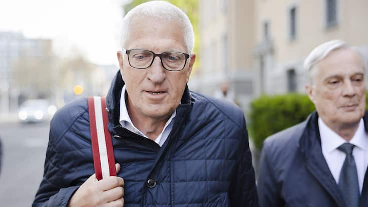 Pierin Vincenz lors de son procès devant le Tribunal de district de Zurich. (archives)