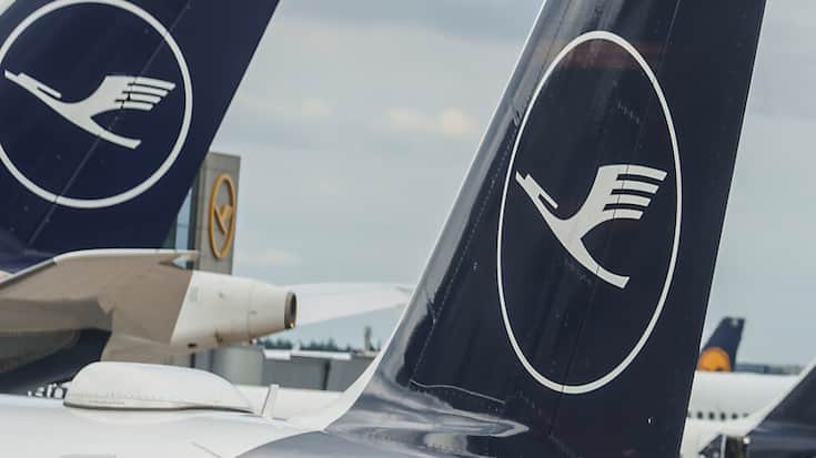 Propriétaire des compagnies  Austrian, Swiss, Eurowing et Brussels Airlines, Lufthansa a subi l'impact des grèves menées par ses salariés au début de l'année 2024 et a dû absorber la baisse des prix des billets (archives).