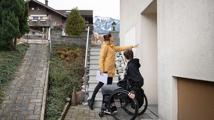 Les personnes en situation de handicap doivent pouvoir choisir librement leur logement, estime le Parlement (image d'illustration).