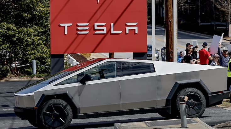 Depuis lundi, la capitalisation boursière de Tesla est tombée à environ 715 milliards de dollars (archives).