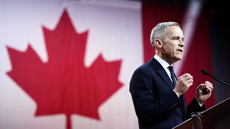 L'ancien banquier central Mark Carney, novice en politique élu chef du parti libéral, prendra vendredi ses nouvelles fonctions à la tête du Canada (archives).