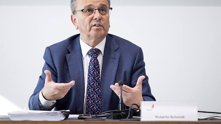 Chef du Département des finances et de l'énergie, Roberto Schmidt a présenté pour la dernière fois les comptes annuels de l'Etat du Valais, lundi matin. Il quittera le Conseil d'Etat à fin avril (photo d'archives).