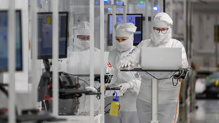 Ici, une usine d'Infineon pour la fabrication de semi-conducteurs à Dresde (archives).