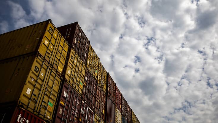 Les Etats-Unis imposent des droits de douane de 10% pour toutes les marchandises entrant sur leur sol (archives).